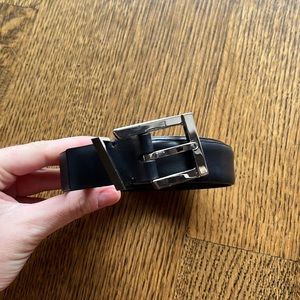 La Perla Black Leather Belt